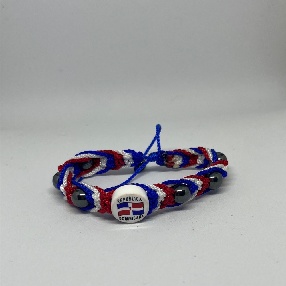 Dominican Republic Flag Bracelet